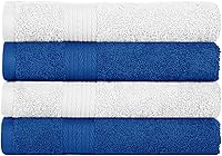 Vista 28 de Ample Decor Paquete de 4 toallas de mano de 600 GSM, 100% algodón, certificadas Oeko Tex, supersuaves, altamente absorbentes, de secado rápido