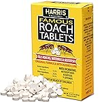 Harris Roach Tablets, Boric Acid Roach Killer with Lure for Insects (4oz, 96 Tablets)