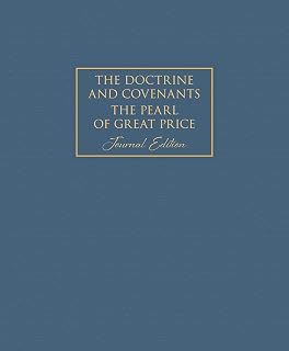 Doctrine and Covenants and Pearl of Great Price Journal Edition (neutral) cover