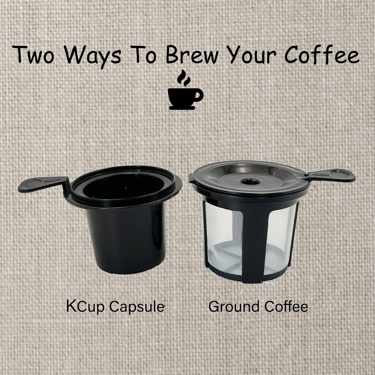Single Serve Drip Coffee Maker,Coffee Machine,Personal One Cup Coffee Maker,Aiosa K cup Coffee Maker,2 in 1 Use Ground Coffee,Loose Leaf Tea And Coffee Pod K cup Capsule.Portable Coffee Machine