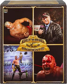 WWE Defining Moments 4-Pack Stone Cold, Heyman, Logan Paul & Kurt Angle - Ringside Exclusive