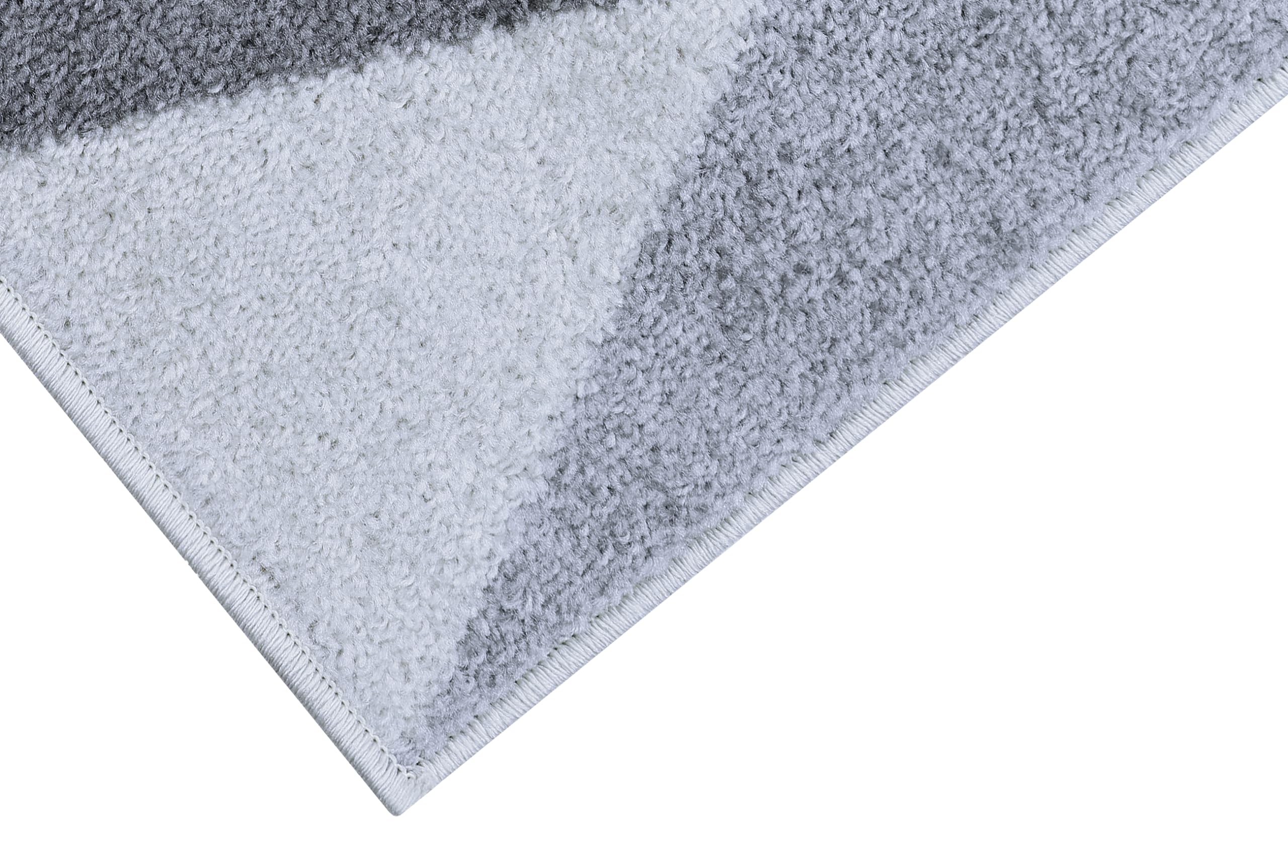 TAPISO Lazur Tapis Chambre Enfant Fille Garçon Bébé Tapis de Jeu Moderne Gris Rose Géométrique Traingles Losanges Poils Courts Oeko-TEX Doux Résistant 80 x 150 cm