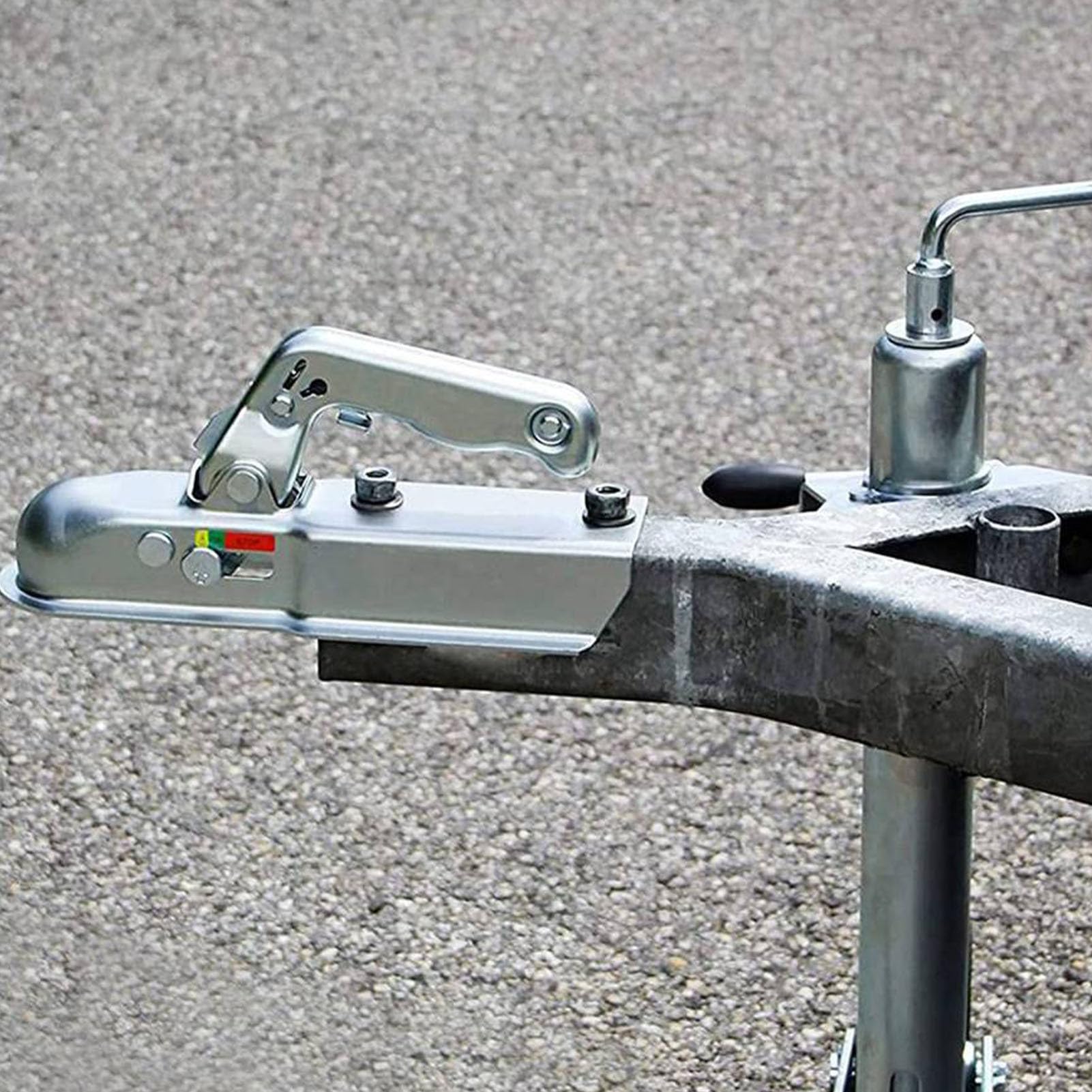 Anhängerkupplung, robuster Sicherheitsverschluss, 5 cm, Deckel und Stecker für Anhängerkupplung, Auto, LKW, Anhänger, ATV, Motorrad und Schweißen