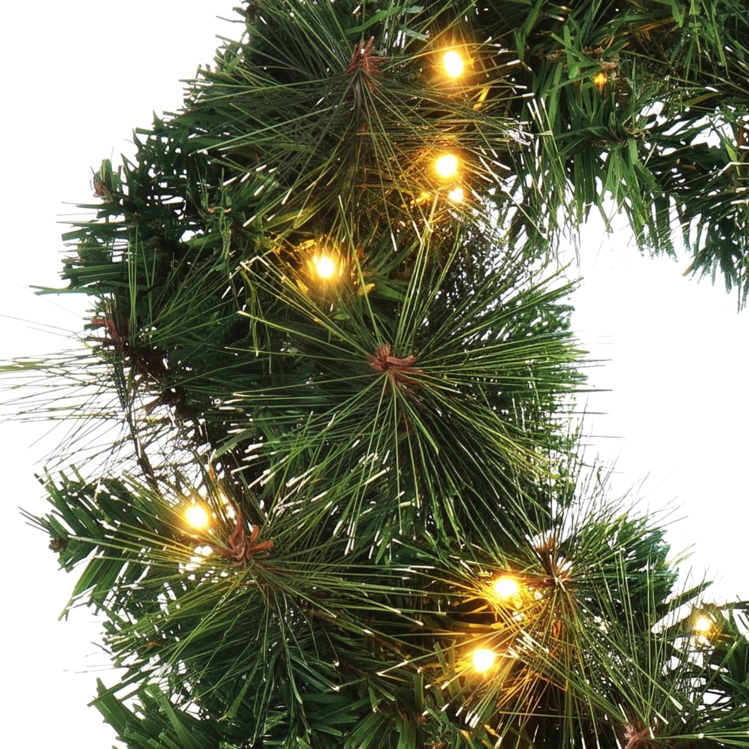 COM-FOUR® Ghirlanda per porte a LED Natale, Ghirlanda dell'Avvento