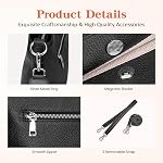 befen Genuine Leather Hobo Bags Purses for Women, Women's Shoulder bag Handbags Crossbody Bag with 2 Shoulder Straps