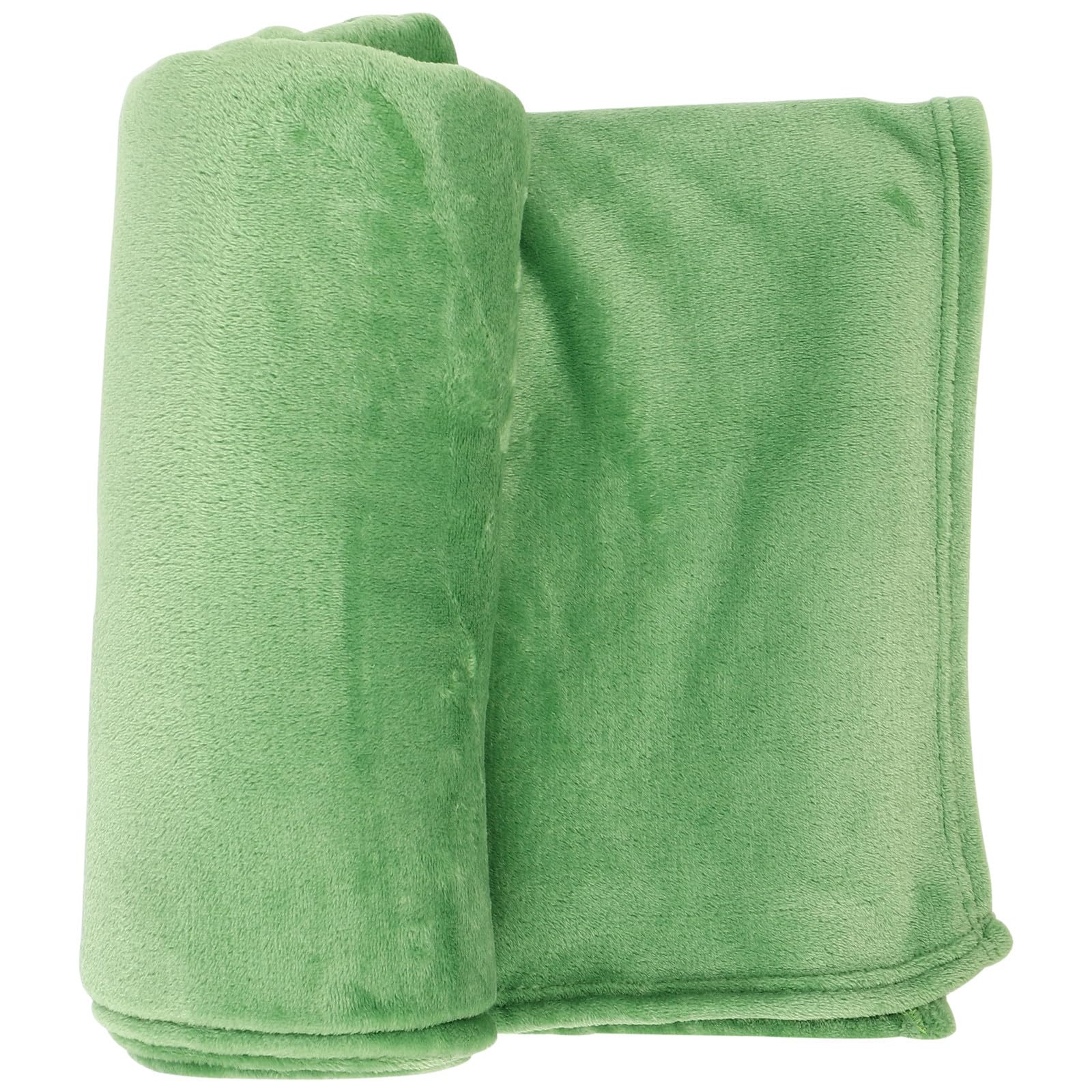 SHINEOFI Einfarbige Polar Fleece Decke aus Weichem Polarflanell Warme Campingdecke für Reisen und Sofa Hautfreundlich Leicht und Kompakt