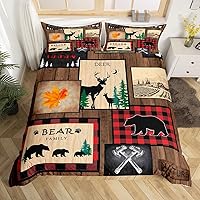 Vista 13 de Juego de funda de edredón de nido de abeja, tamaño Queen, con estampado geométrico hexagonal geométrico, juego de ropa de cama de luces de neón