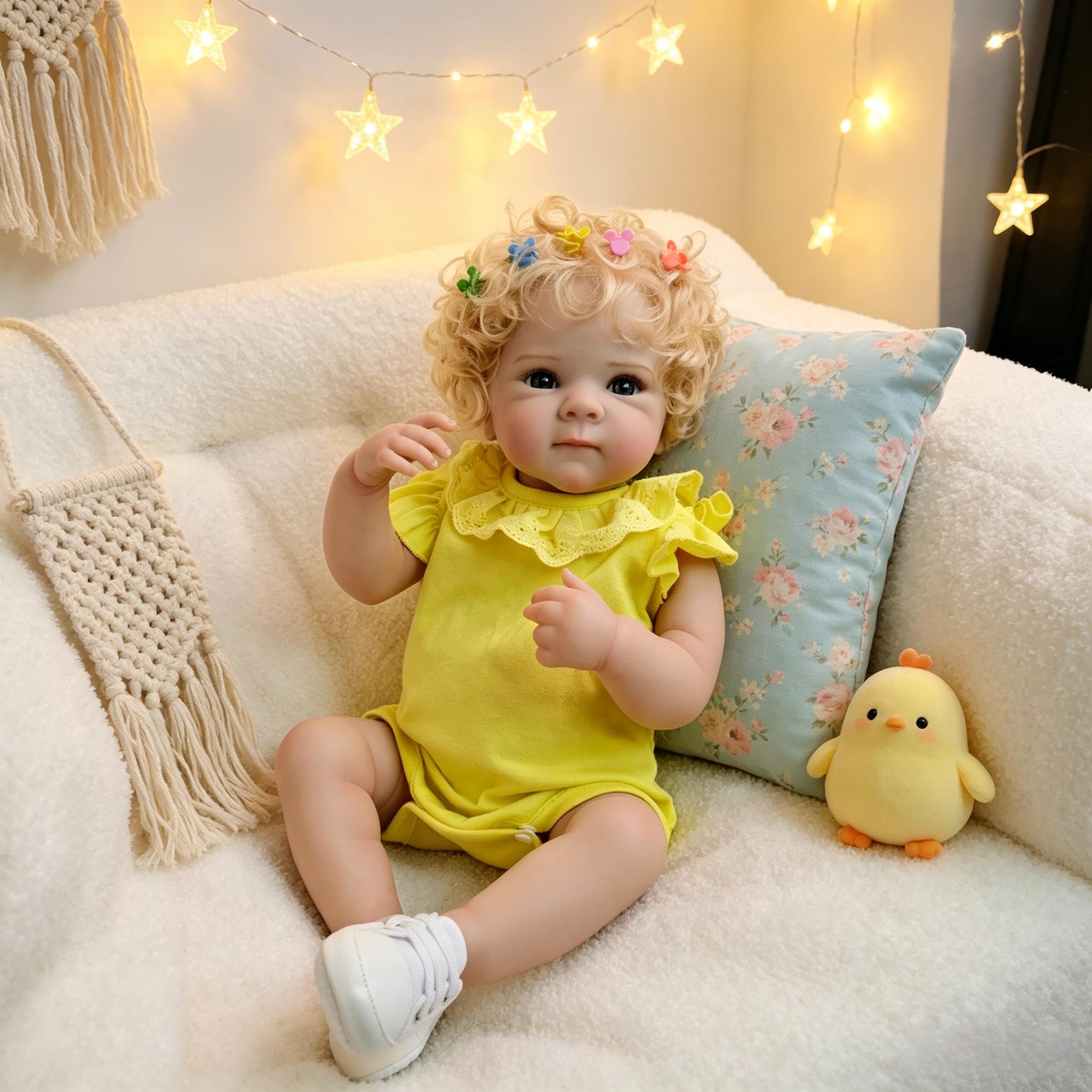 RXDOLL 45 cm realistyczne lalki Reborn Baby Dolls silikonowe na całe ciało winylowa dziewczyna realistyczna ważona lalka noworodka, która wygląda jak prawdziwe życie, ręcznie robiona lalka zabawki z