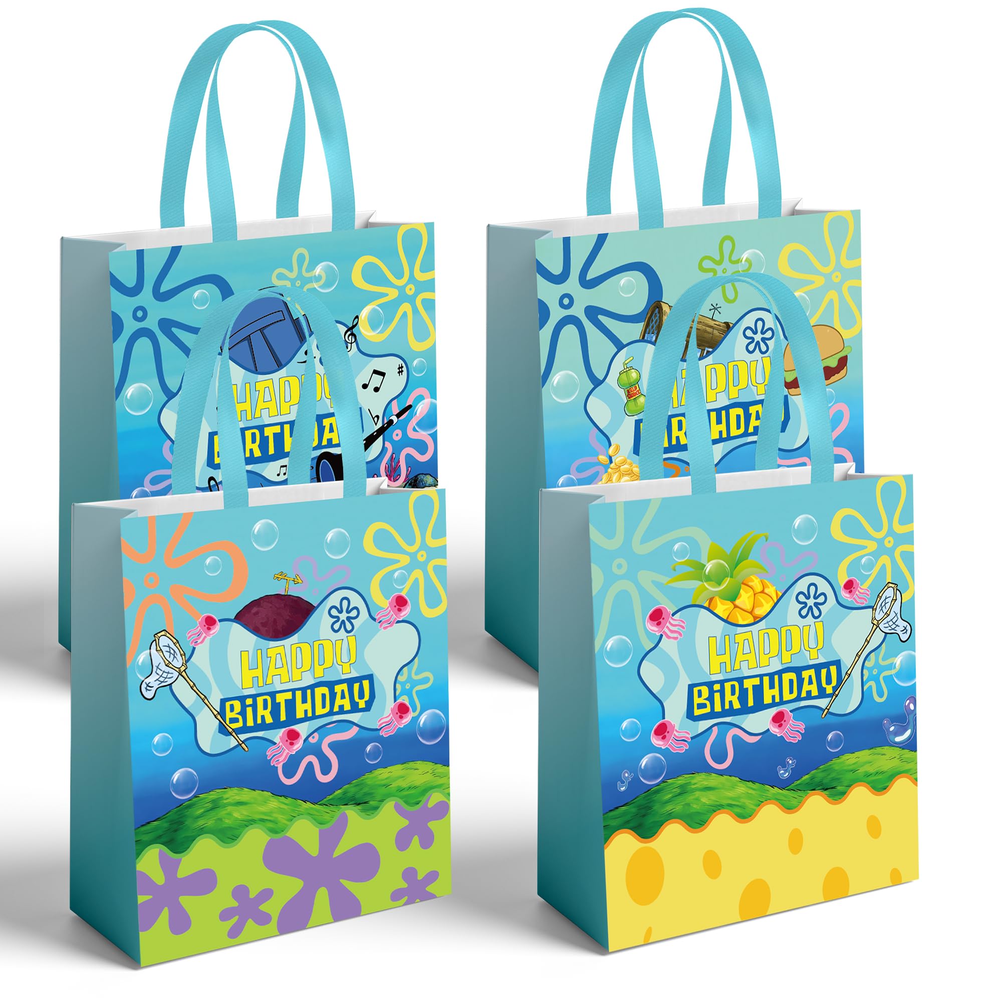20% Off on 16 Cartoon Gift Bags for Kids Birthday Parties - Image 1