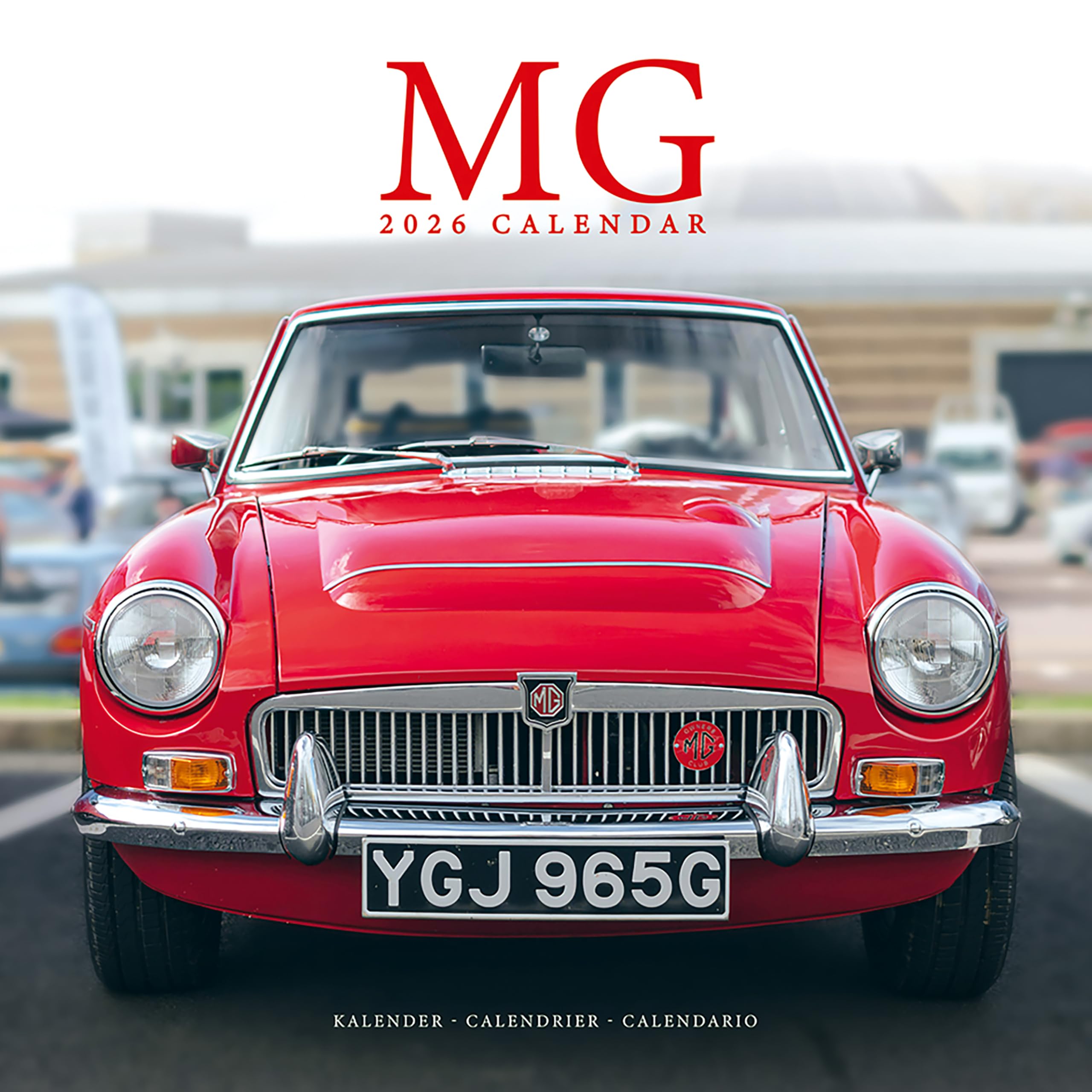 MG Calendar 2026, Wall Calendars, Month To View, Transport, Gift