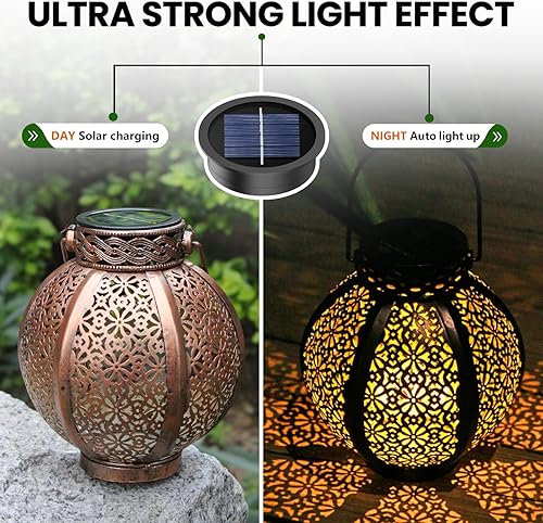 Miniatura 4 de Paquete de 2 piezas de repuesto de luz solar (parte superior de 2.76 pulgadas, parte inferior de 2.36 pulgadas), piezas de linterna solar de