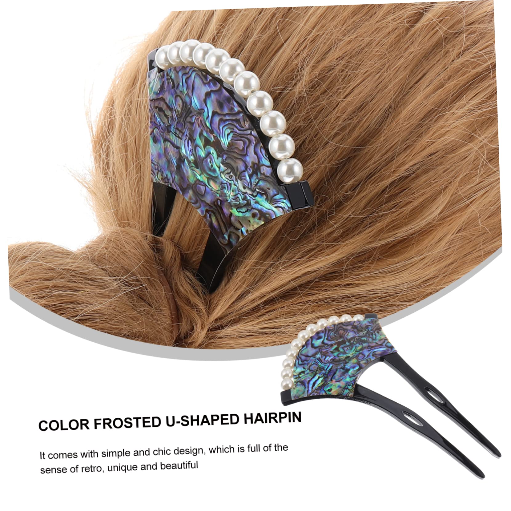 Healeved 3piezas Horquilla De Cabello Vintage U-shape Para Mujeres Pinza De Pelo Elegante Estilo Antiguo Accesorio De Peinado Para Niñas y Amantes Moda Clásica