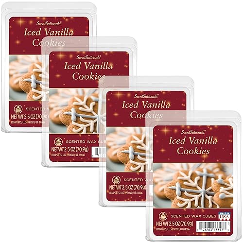 Scentsationals Wax Melts Strong Scent - Cozy Treats Collection Iced