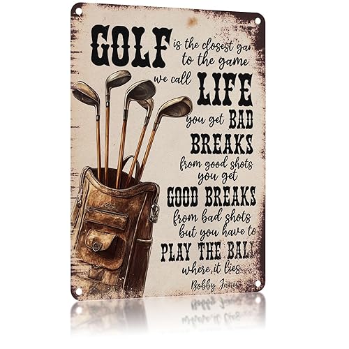 Vintage Golf Metal Tin Signs Golf Life Funny Aluminum Sign
