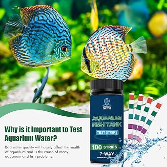2 in 1 Pool Test Strips and 7-Way Aquarium Test Kit
