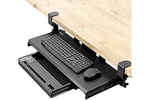 VIVO Large Under-Desk Keyboard Tray with Drawer