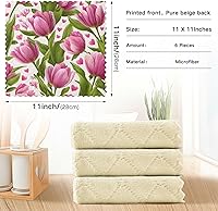 Vista 87 de Juego de 6 paños de cocina reutilizables súper absorbentes para lavar platos, autos y hogar, lavables a máquina