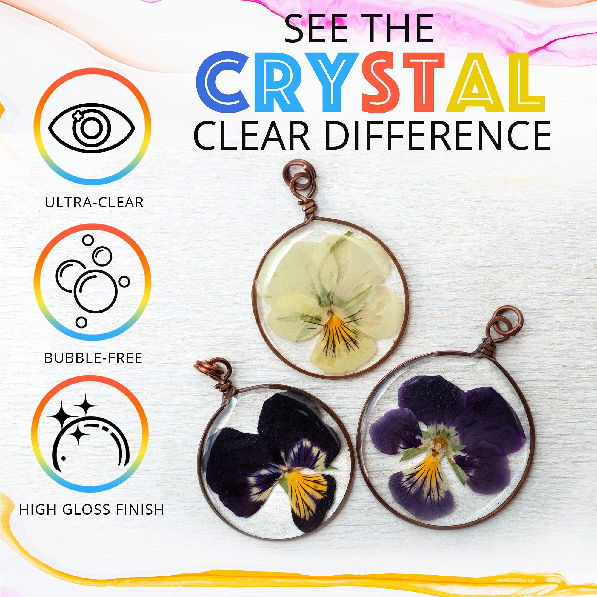 Craft Resin Epoxy Resin Kit Crystal Clear Resin Art Casting for