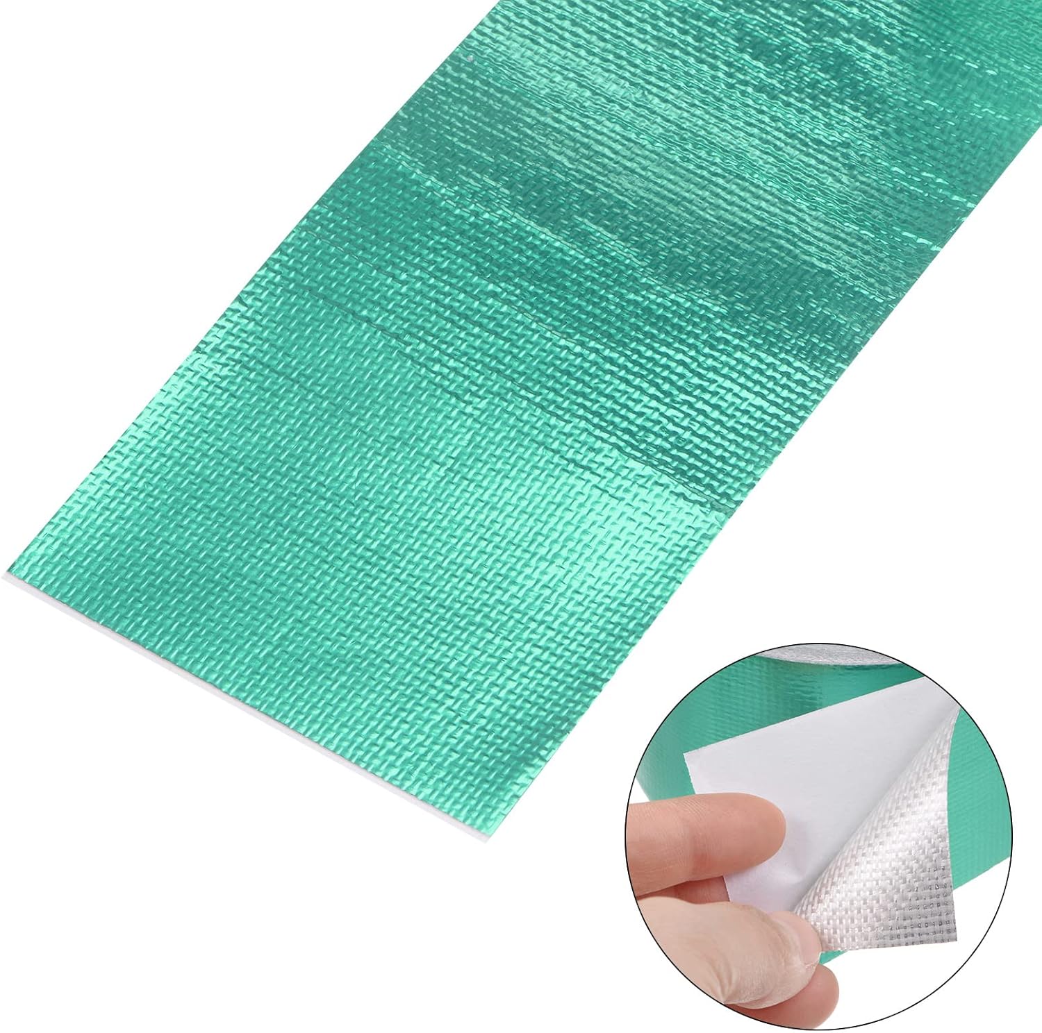 Waterproof Repair Tape for Awning, Multi-Purpose Tarpaulin 3pcs 3.15" x14.6ft Rip Stop Patch and for Tear Greenhouse, Green