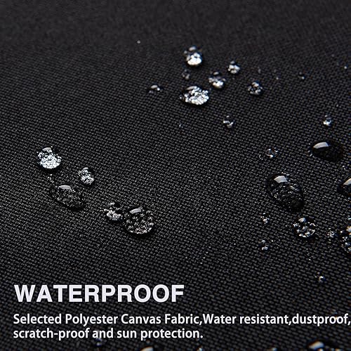 Miniatura 2 de Gheeidau Parche de reparación de lona de 9 x 11 pulgadas, 3 piezas, impermeable, autoadhesivo para tiendas de campaña, cubierta de barco, toldo