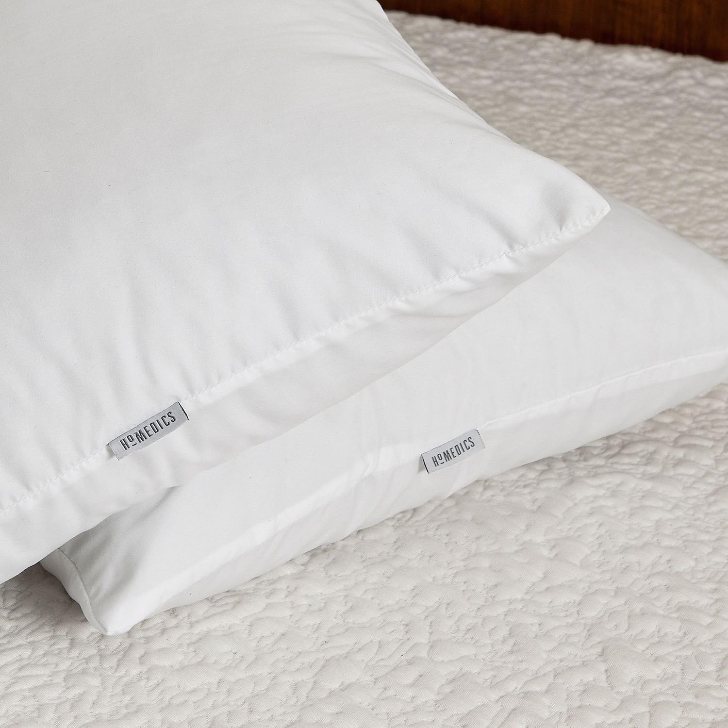 NEW Homedics Memory Foam Cluster Pillow 26 x 20 2 pack by Home World