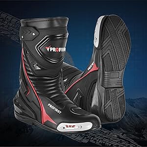 Amazon.com: PROFIRST Original Leather Motorcycle Boots Waterproof