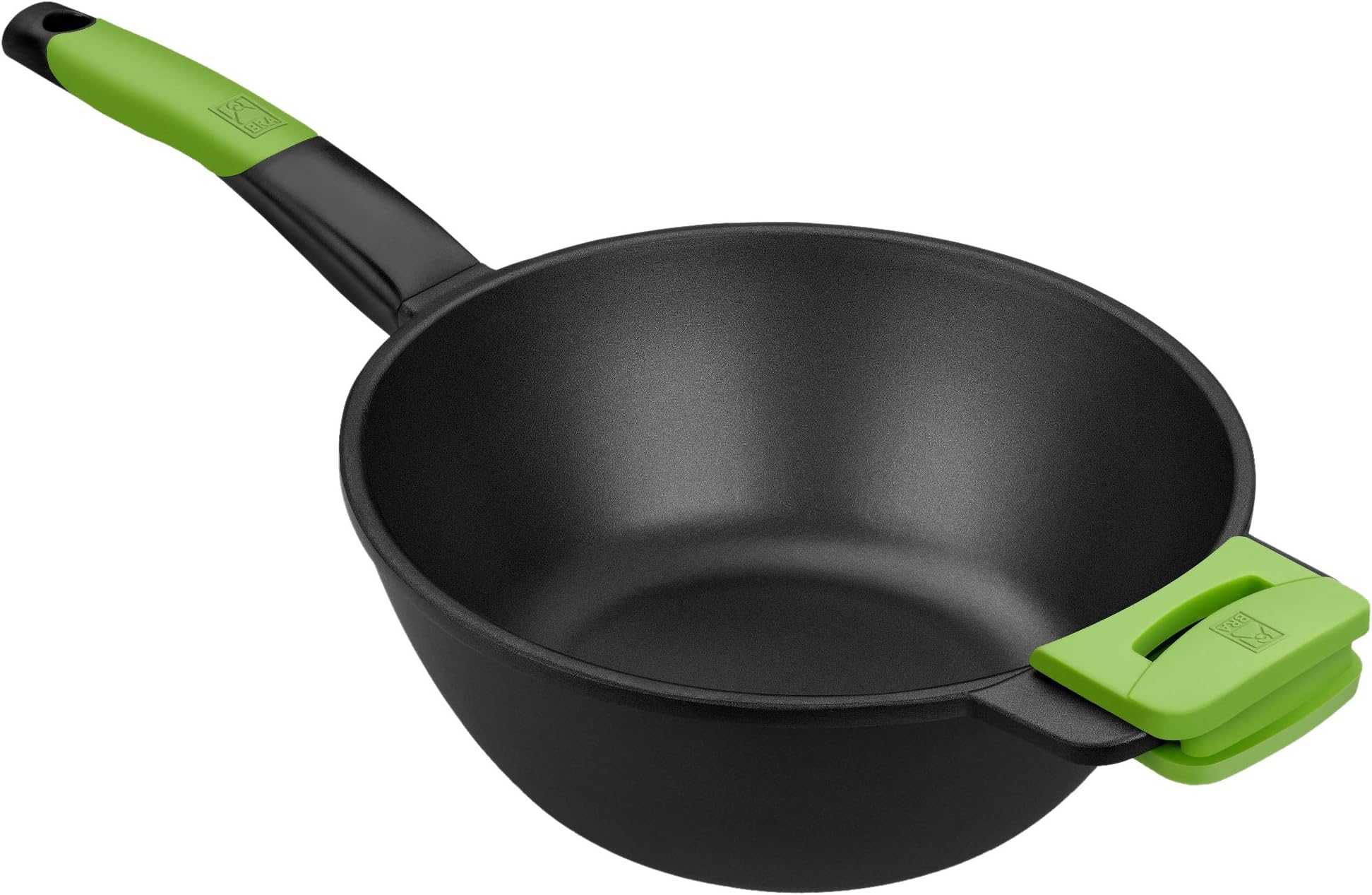 Padella Wok Antiaderente In Alluminio Pressofuso Di Vendita Calda All'ingrosso C