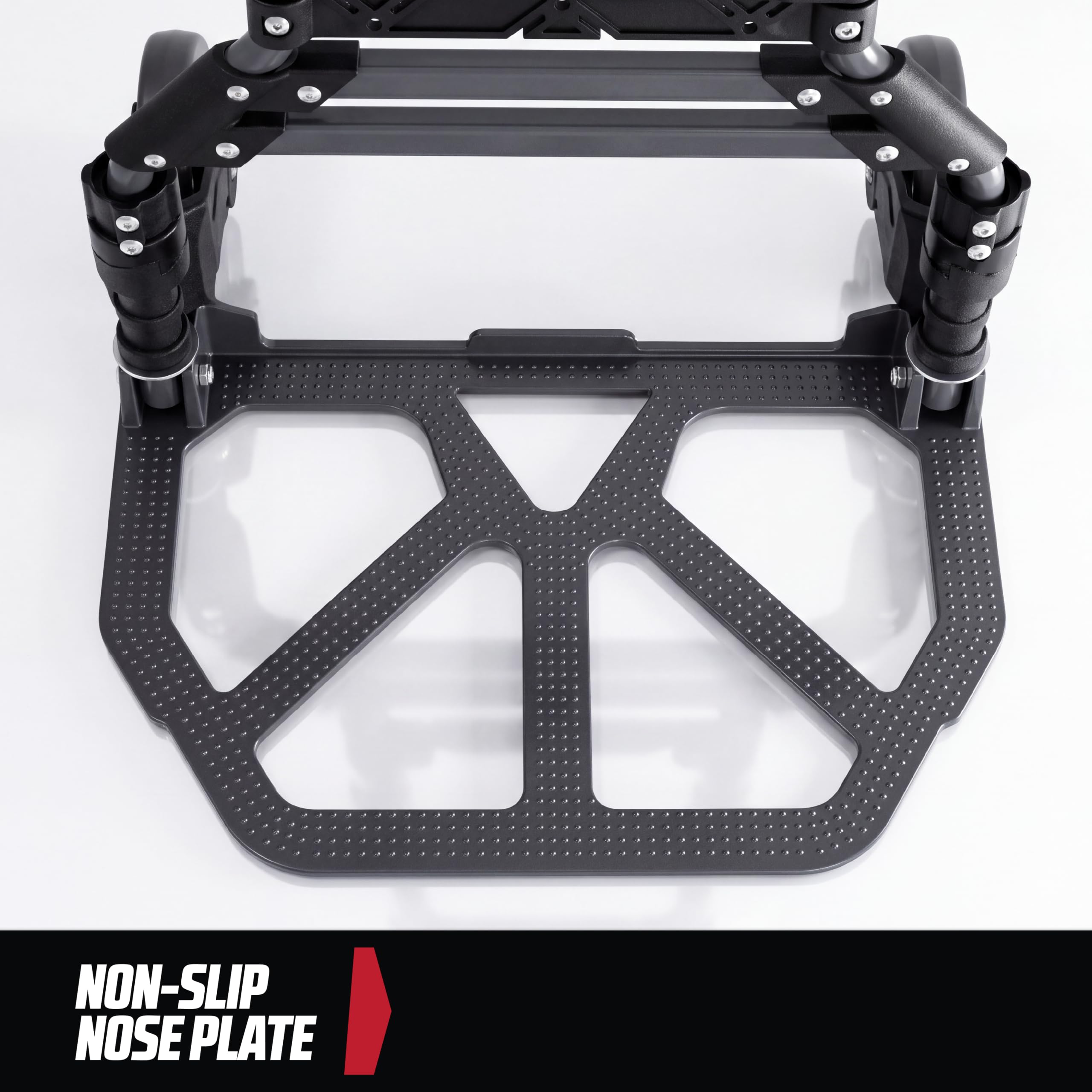MoverX Faltbare Sackkarre aus Aluminium, robuste Sackkarre, faltbarer Rollwagen auf Rädern, Mehrzweck-Sackkarre, 85 kg