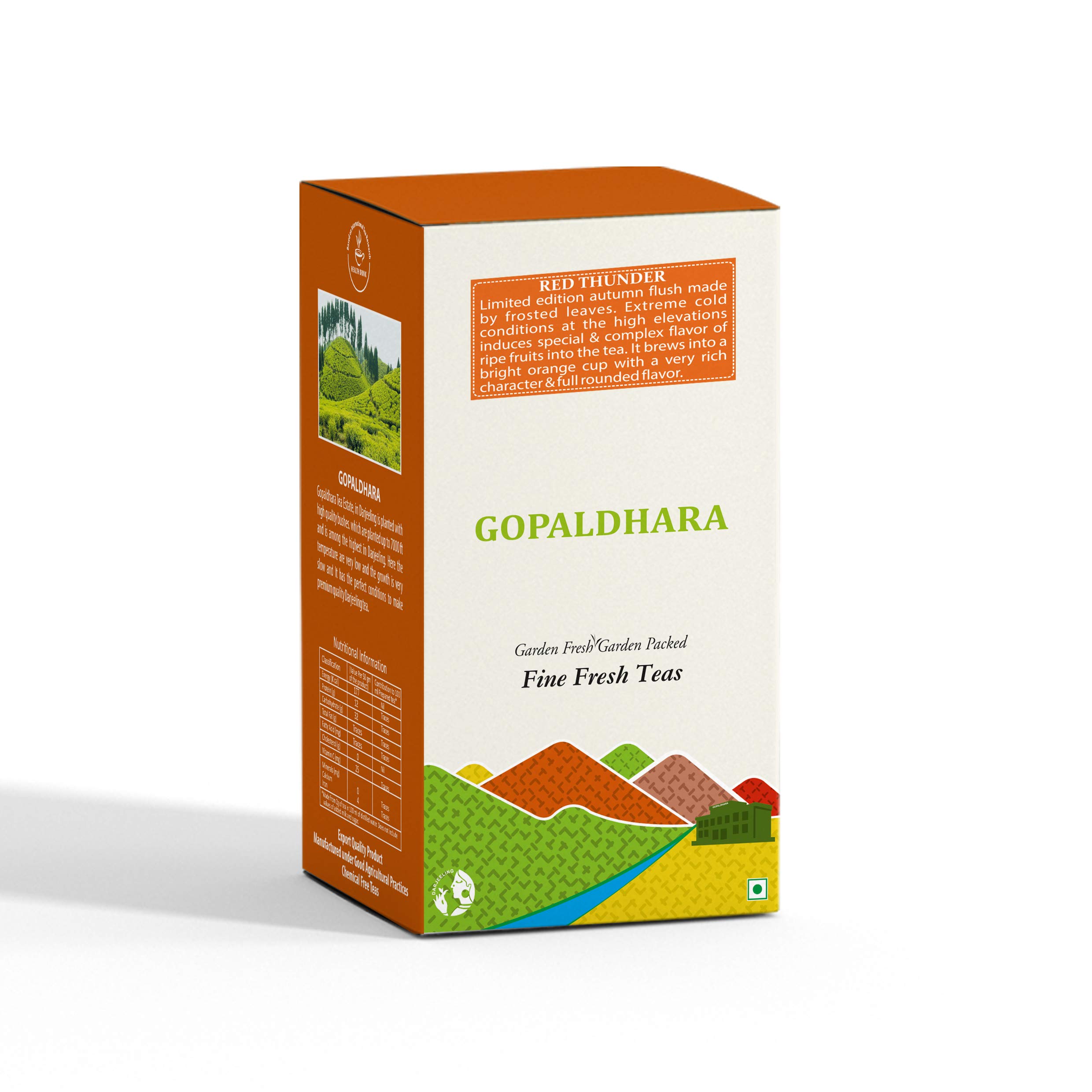 Gopaldhara Darjeeling Tea Red Thunder 100g Paper Box - (Classic Series) FTGFOP1 Whole Leaf Winter Frosted Tea from Gopaldhara Tea Estate (B085WS7RGD) Amazon Price History, Amazon Price Tracker