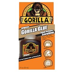 Gorilla Original Gorilla Glue Waterproof Polyurethane Glue 2 Ounce Bottle Brown Pack of 1