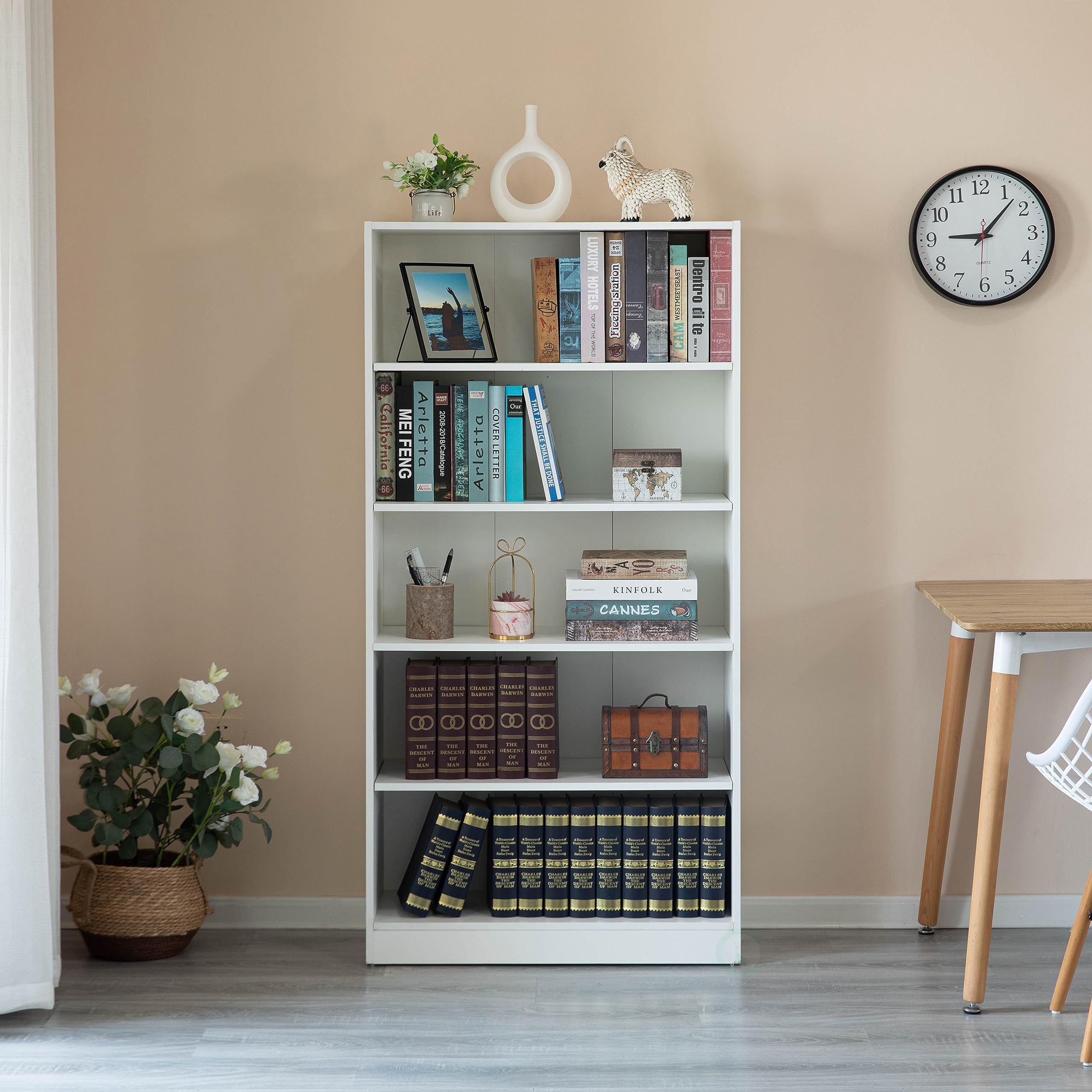 Amazon.com: Basicwise Freestanding Classic Wooden Display