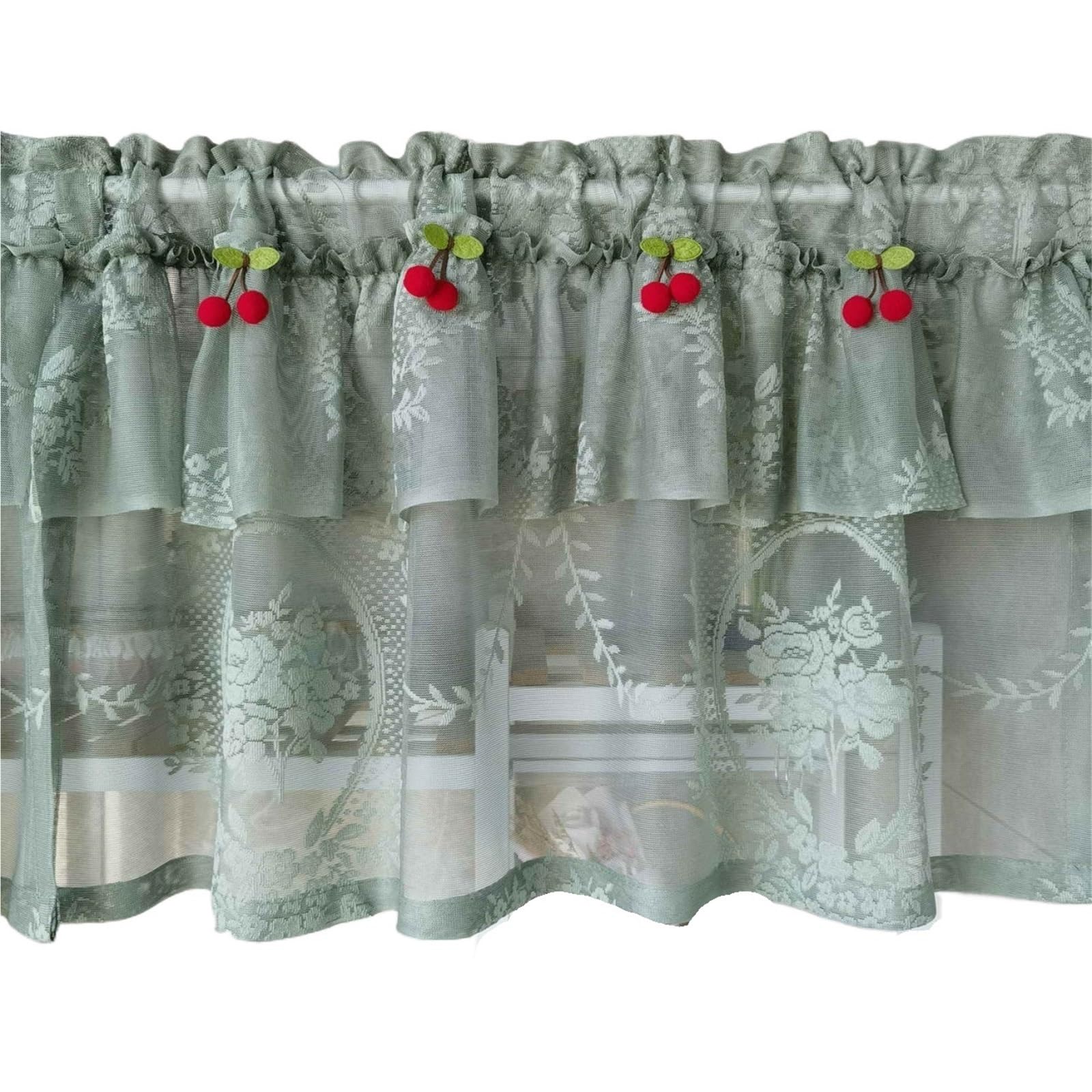Rideaux courts en dentelle esprit maison de famille pour une ambiance cosy