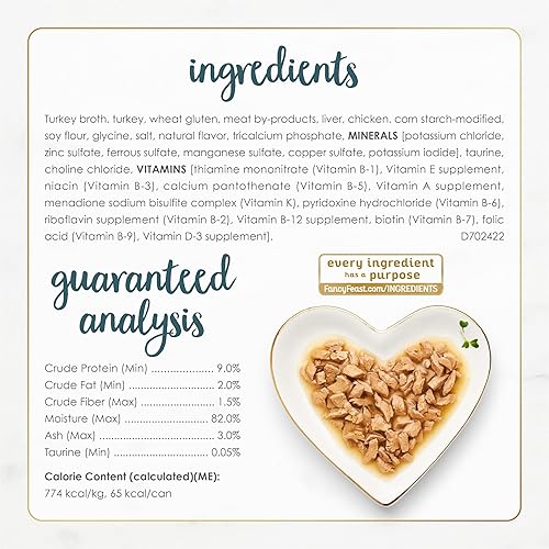 Miniatura 5 de Purina Fancy Feast Gravy Lovers Alimento húmedo para gatos, pavo en salsa de pavo rostizado, 24 unidades de 3 onzas cada una -