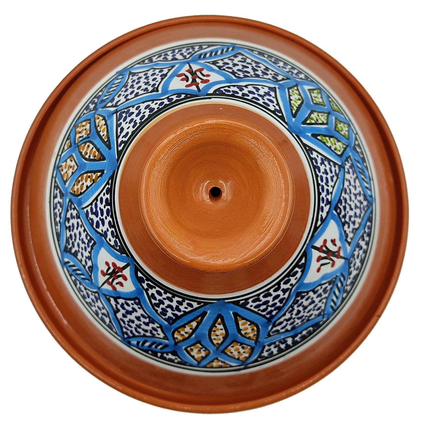 Tajine in Terracotta XL 32cm – Autentica Pentola Etnica Marocchina/Tunisina con Ebook Gratuito 0907211202