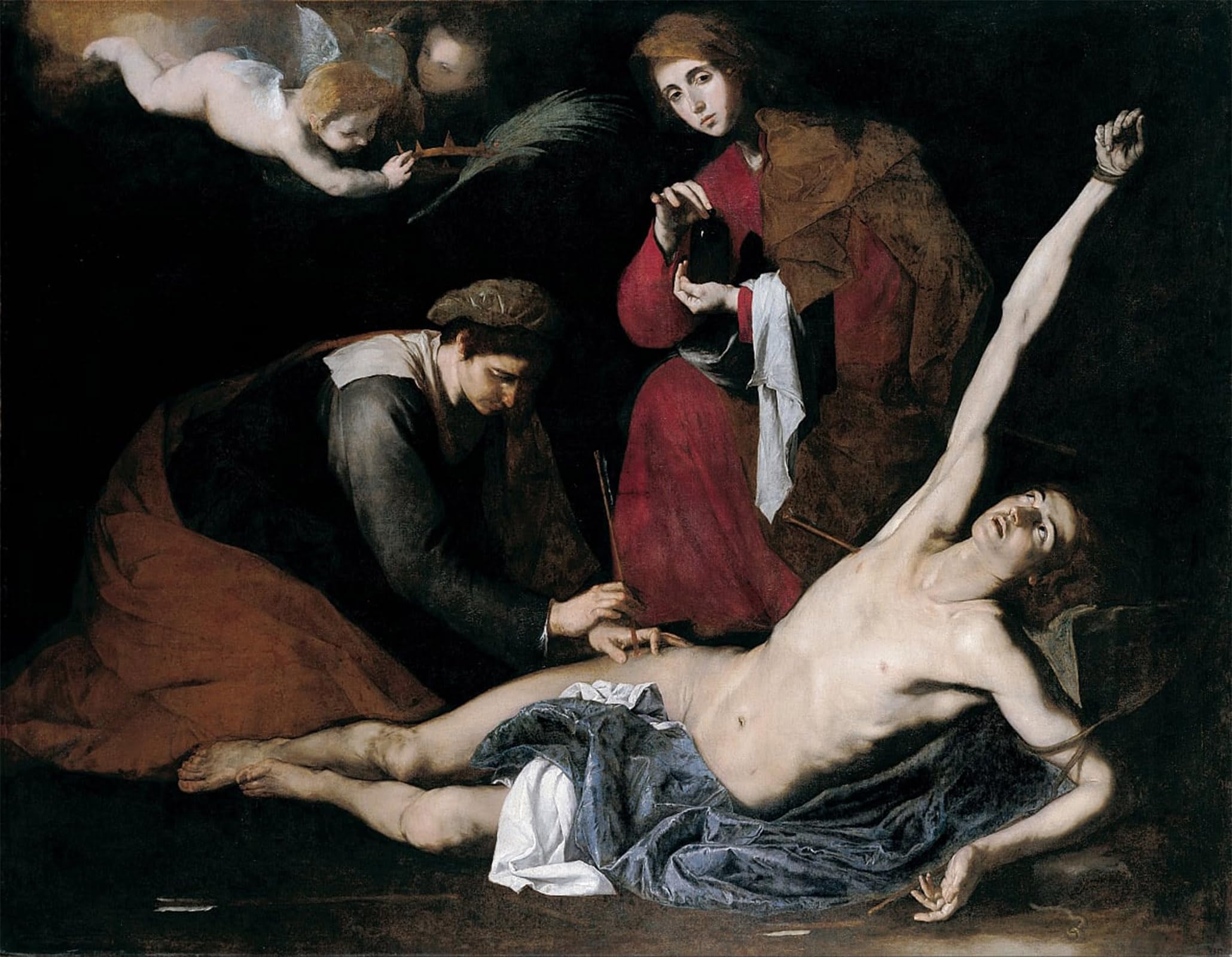 POSTERIIk Famous Print Pop Art Wall Art Graffiti Sainttended by Jusepe De Ribera Art Prints for Home Decor 60x90cm