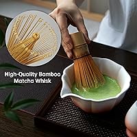 Vista 2 de Juego de batidor de matcha, kit de 7 piezas, apto para lavavajillas, juego de matcha para regalos de cumpleaños para amantes del matcha, ideal