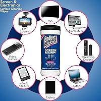 Vista 5 de Endust for Electronics Paños limpiadores para pantallas LCD y de plasma Paquete de 6 Blanco