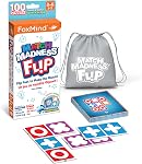 FoxMind Games : Match Madness, Jeux de société familiaux pour enfants de 7 ans et plus, adolescents et adultes. Jeu de société de correspondance de blocs de motifs, jeu de puzzle Pensez vite pour faire la correspondance, 1 à 4 joueurs
