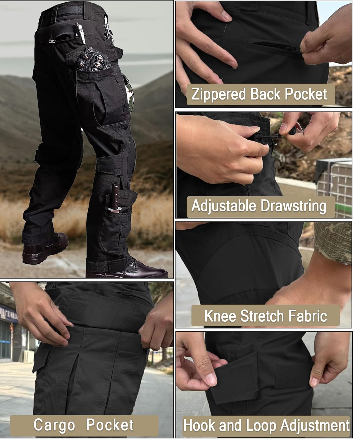 Mens G3 Combat Uniform Tactical Combat Shirt and Pants Suit Hunting Paintball Airsoft Apparel Set - Image 3