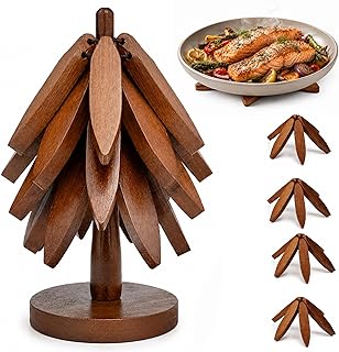 Tree Shaped Wooden Trivets for Hot Dishes, Pots & Pans - Hot Pads