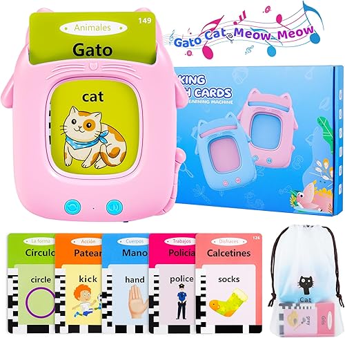 Miniatura 9 de Juguetes para niños pequeños, tarjetas flash parlantes para niños de 1, 2, 3, 4, 5, 6 años, regalo de cumpleaños, juguete educativo Montessori