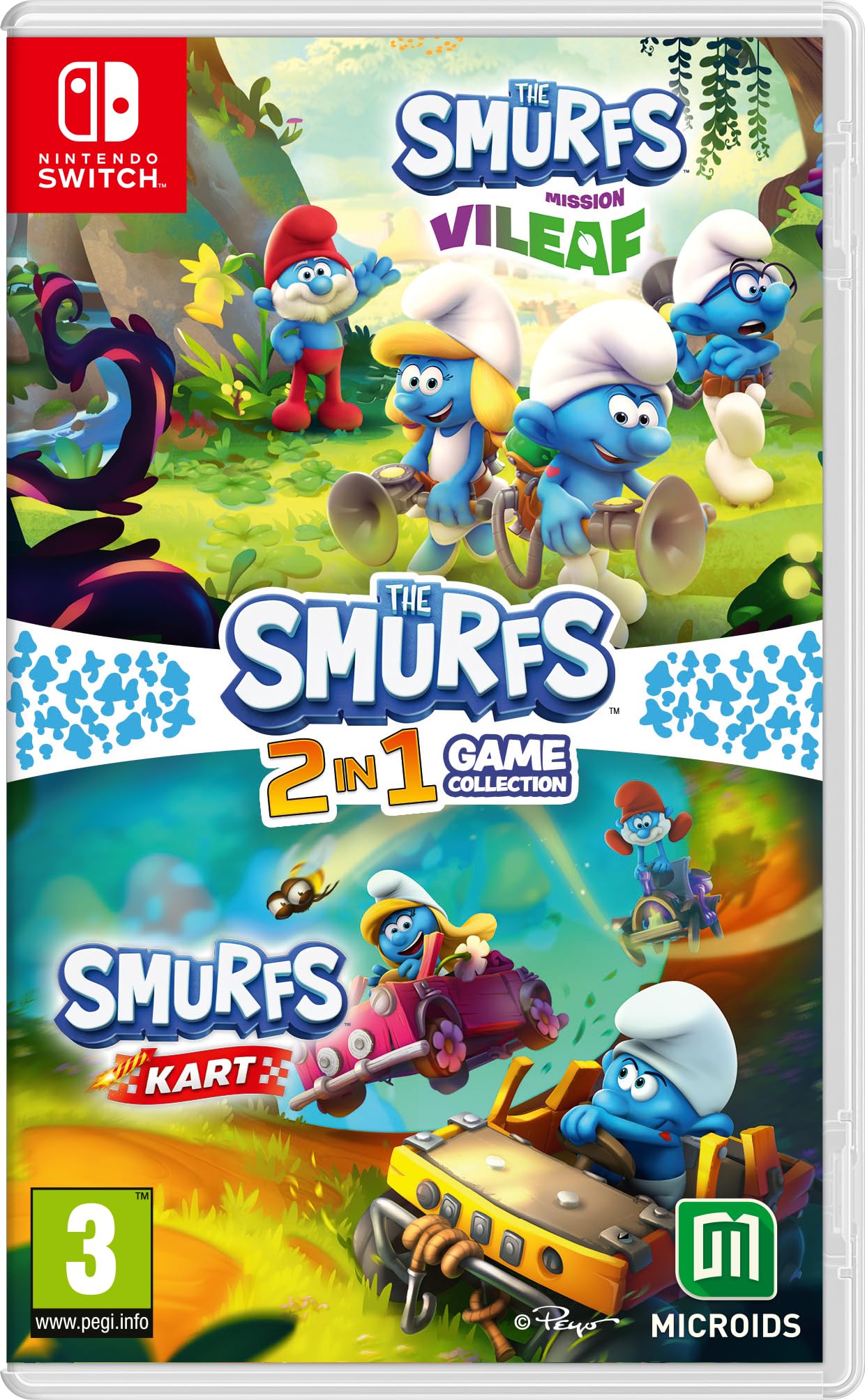 MICROÏDS Smurfs 2 in 1 Game Collection