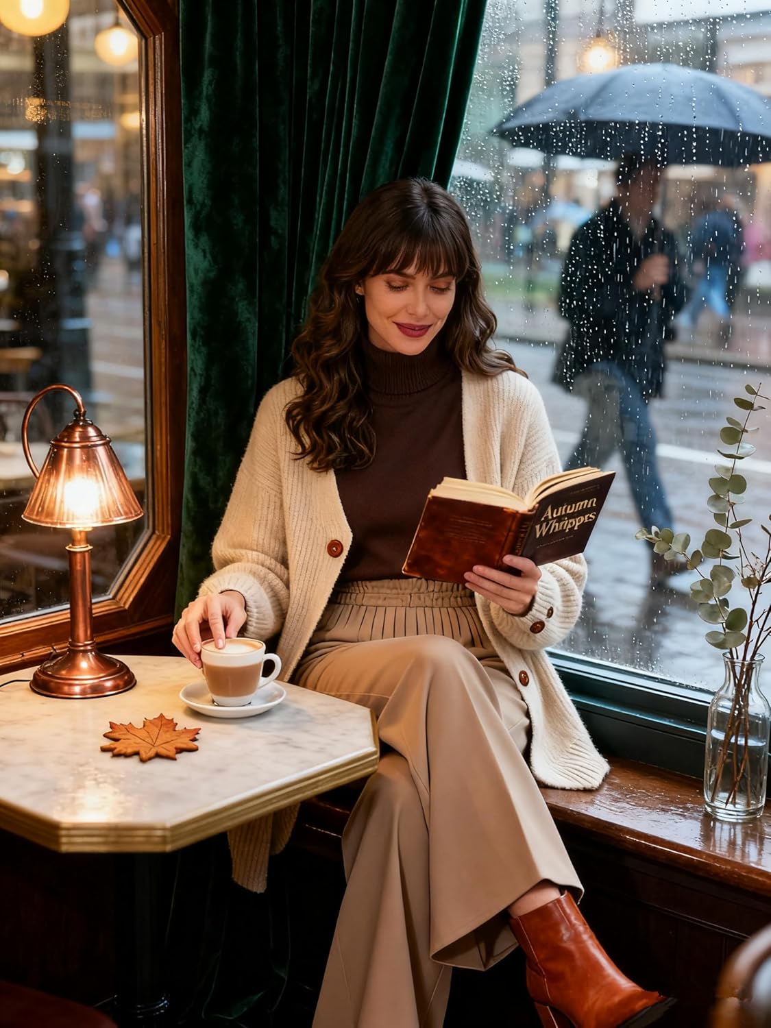 DAIMIDY Turtleneck Sweaters for Women Long Sleeve Knit Pullover Sweater Top Fall Winter Fashion Outfits - Image 2