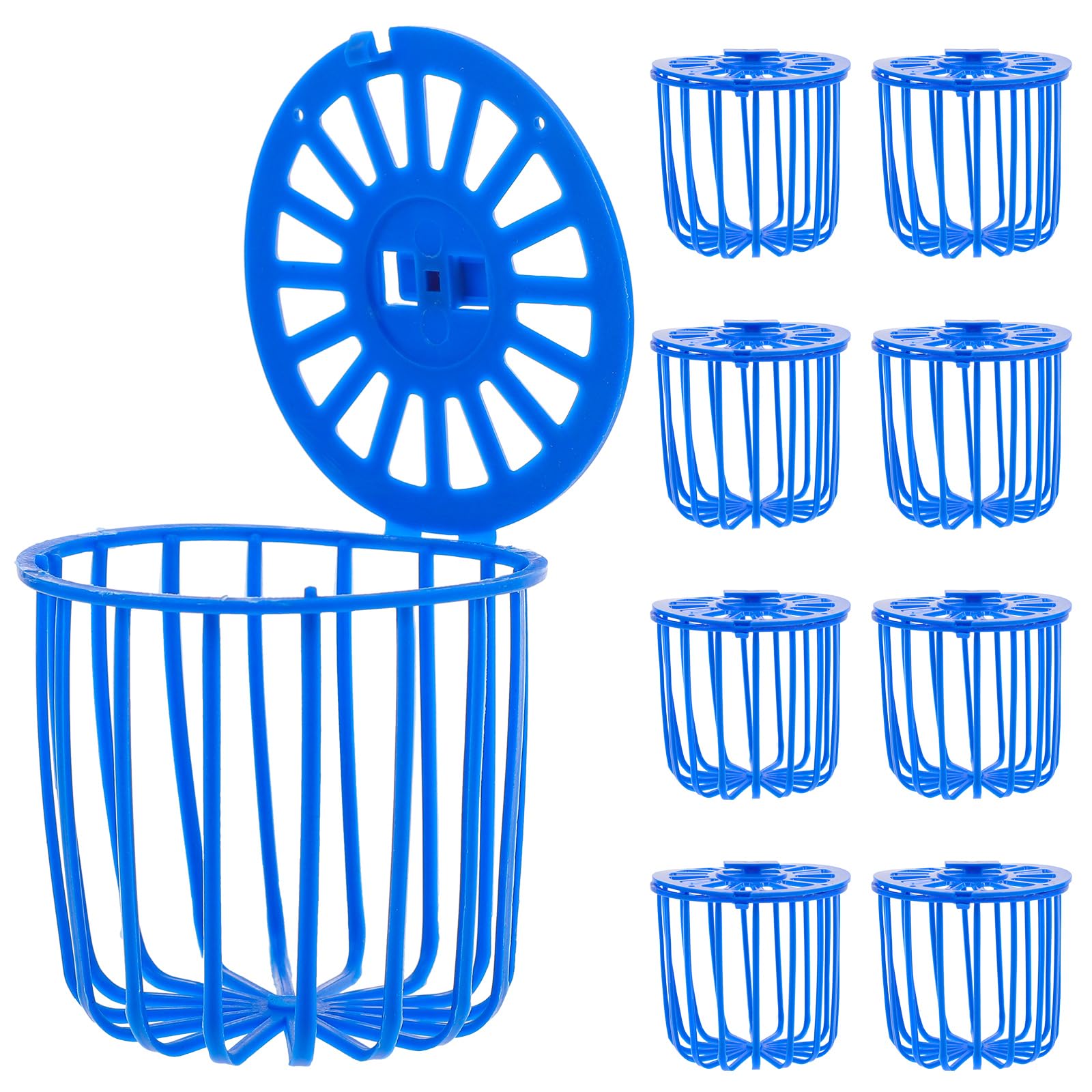 Mipcase Lot de 10 distributeurs de nourriture pour animaux domestiques - Accessoires pour animaux domestiques - Mangeoire à oiseaux - Mangeoire à légumes pour perroquet - Mangeoire à pinsons - Panier