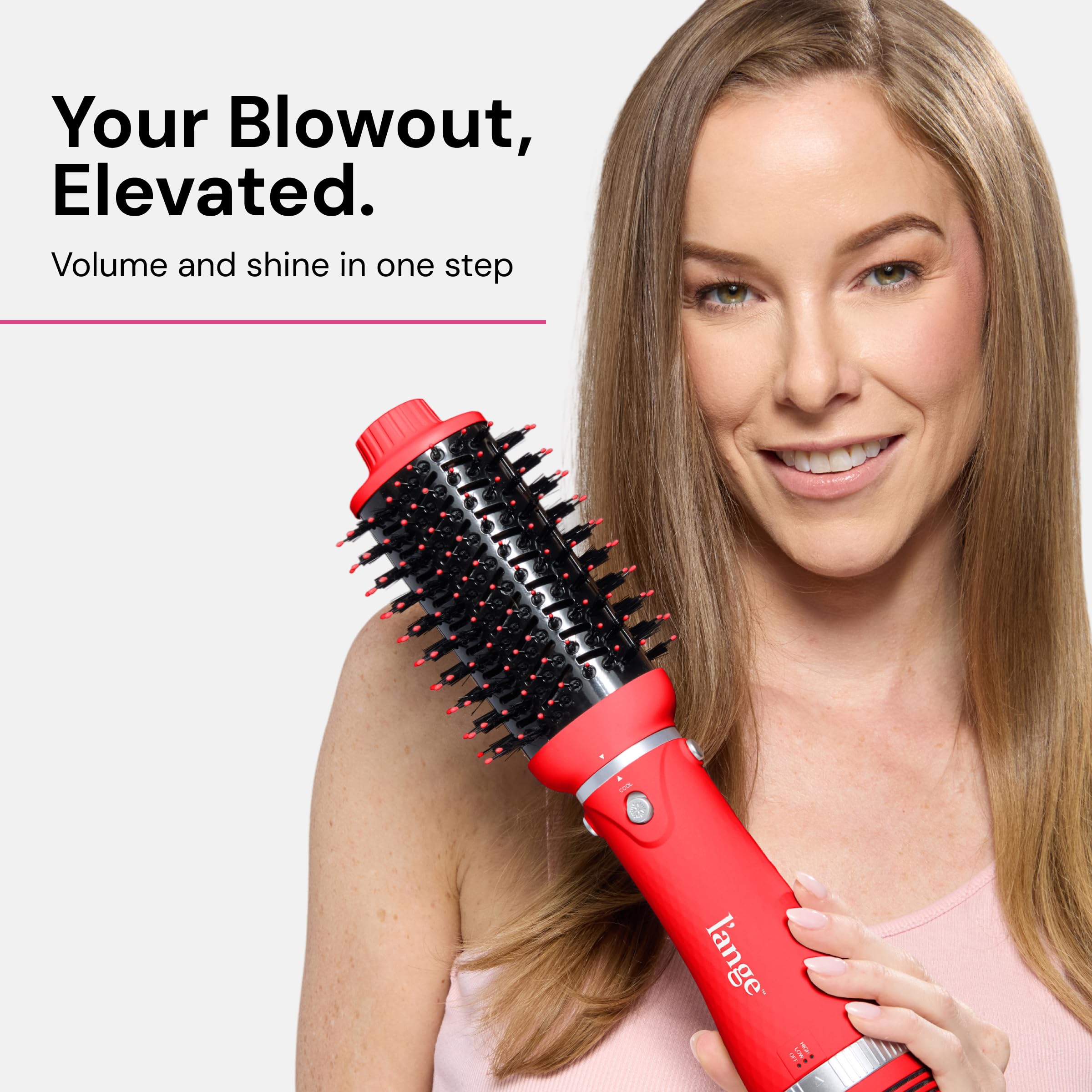 L'ANGE VolumeBoost 60mm 2-in-1 Ceramic Volumizing Brush Dryer