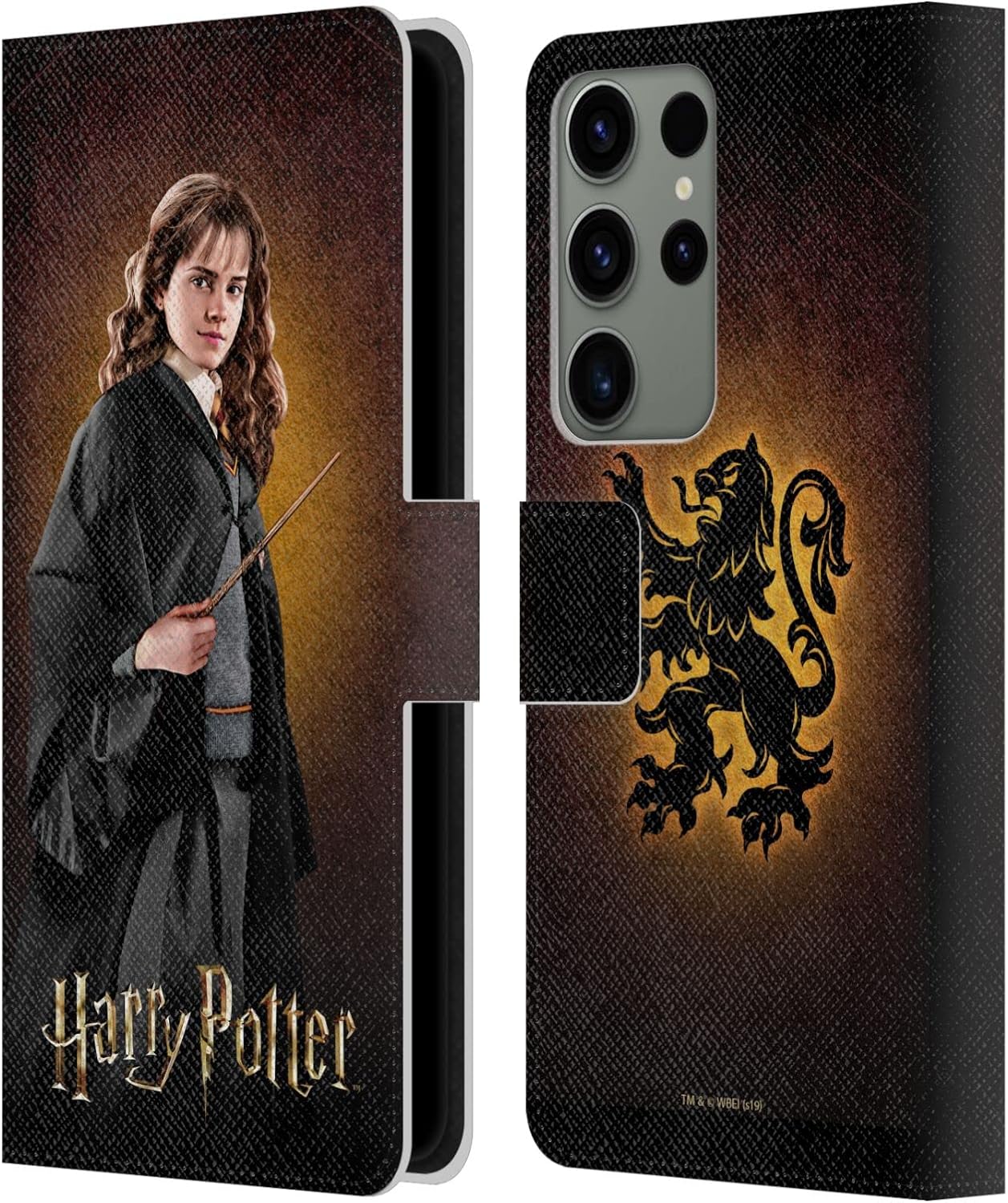 Head Case Designs Officially Licensed Harry Potter Hermione Granger Chamber of Secrets IV Leather Wallet Case Compatible with Samsung Galaxy S23 Ultra 5G