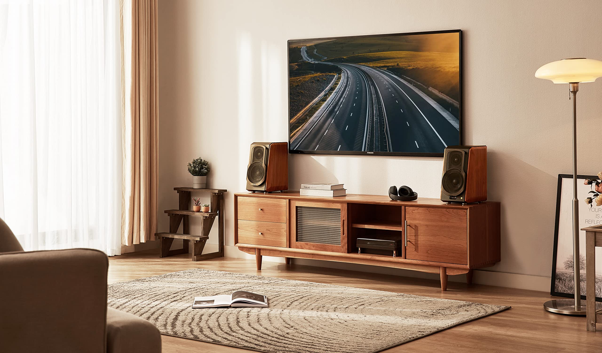 Enceinte WiFi Edifier S1000W avec Bluetooth, entrées numériques et analogiques. Fonctionne avec Amazon Alexa, Apple AirPlay 2, Spotify, Tidal et Plus Encore.