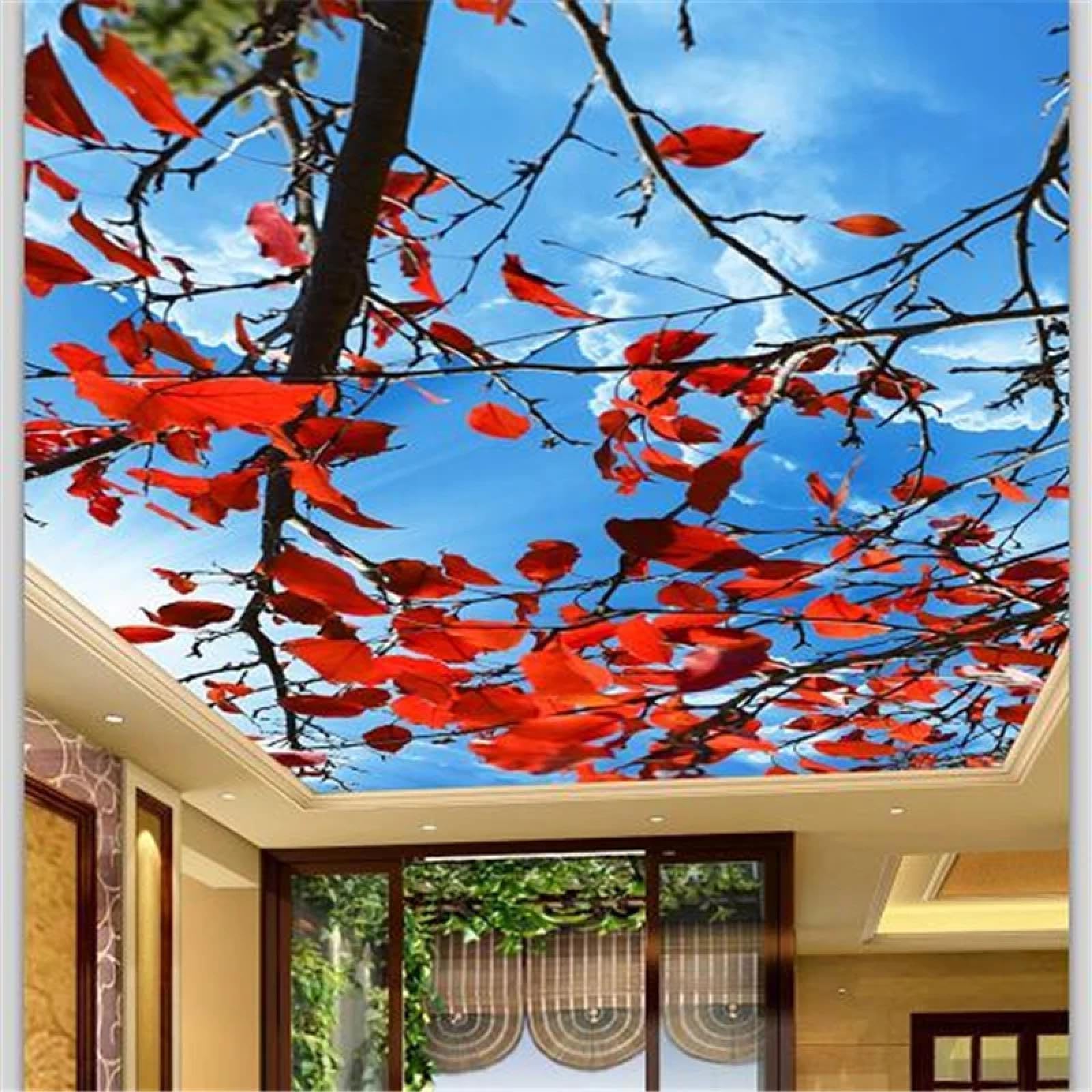Papier peint 3D ciel bleu pour transformer votre chambre en oasis