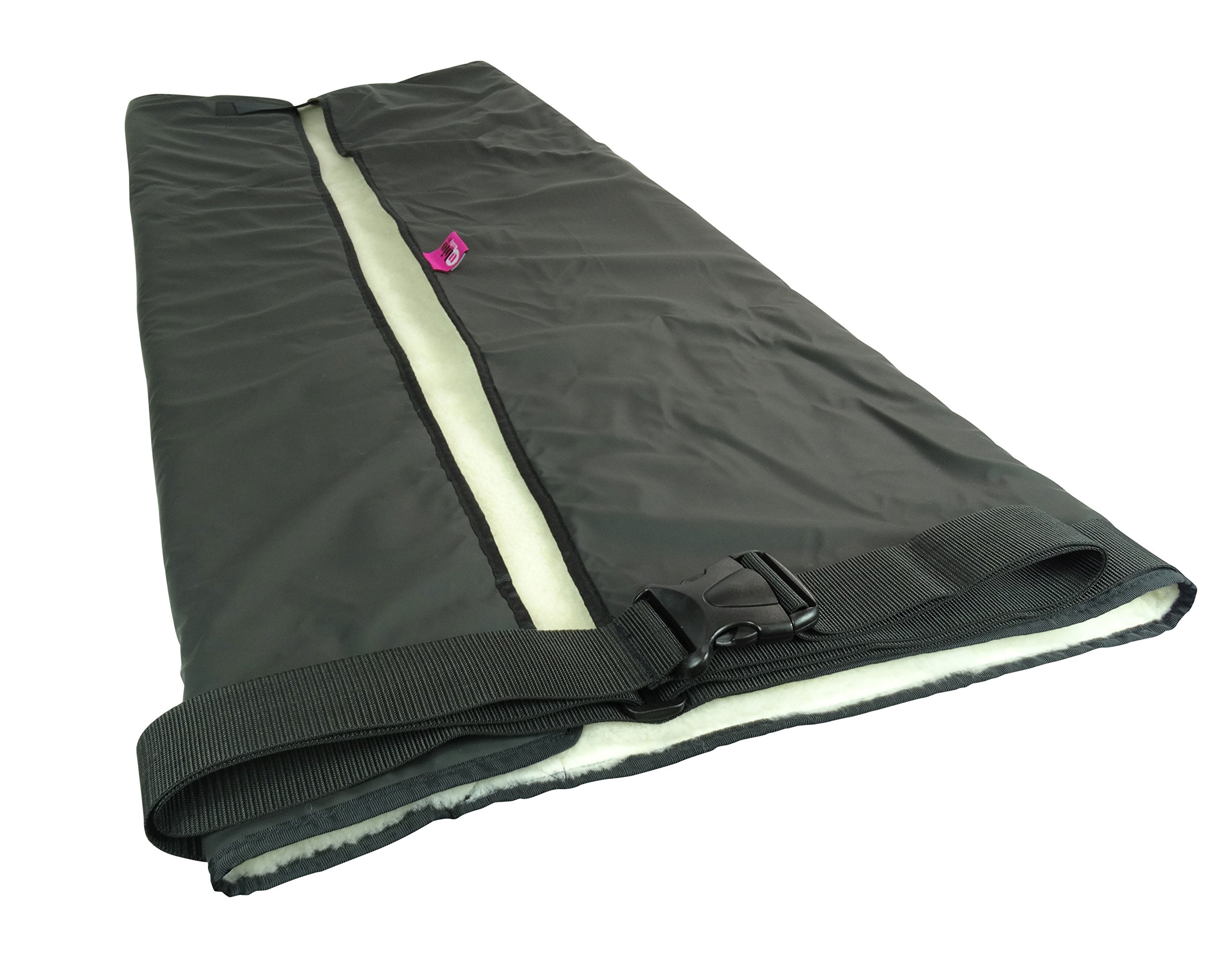 Ubio Manta Térmica, Termorreguladora e Impermeable para Silla de Ruedas – Protección contra Frío y Lluvia, Talla XL 120x130cm, Cubre Piernas Antiviento Invierno - Fabricado en España