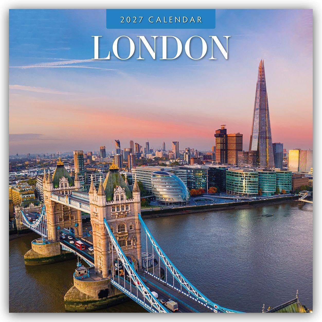 London 2027 Square Wall Calendar: Original Red Robin Publishing Ltd-Kalender [Mehrsprachig] [Kalender]
